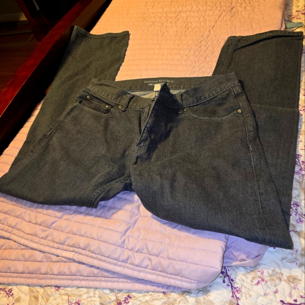 Mens Banana Republic Vintage Straight‎ Jeans 33x32